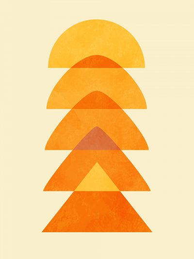 Primavera: Rapsodia naranja 5 de Ana Rut Bre