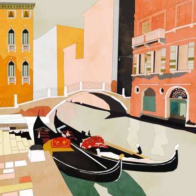 Góndolas de Venecia de Ana Rut Bre