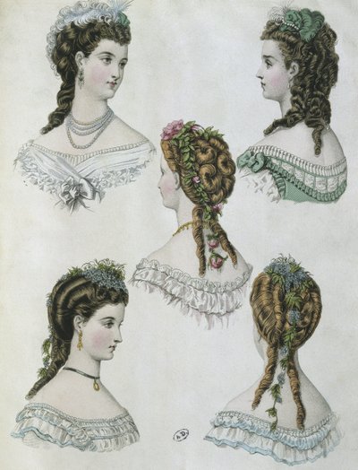 Peinados, ilustración de 
