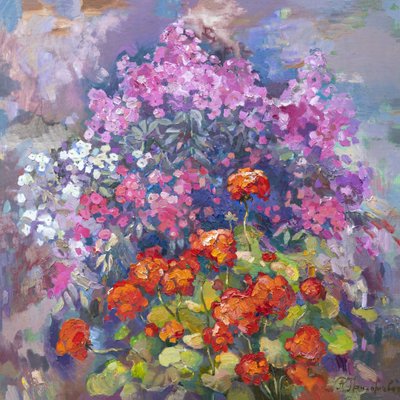 Floración vibrante en el jardín de Anastasiia Grygorieva