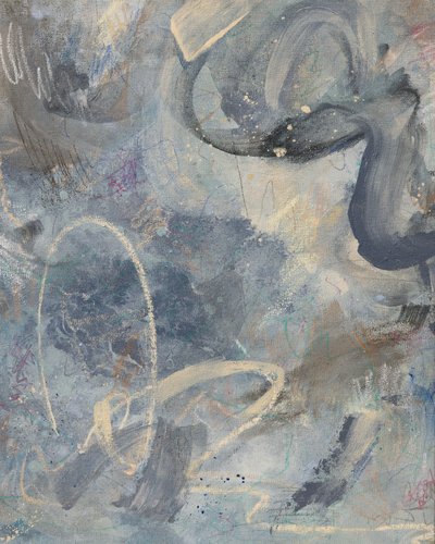 Azul sereno abstracto de Anastasiya Devochkina