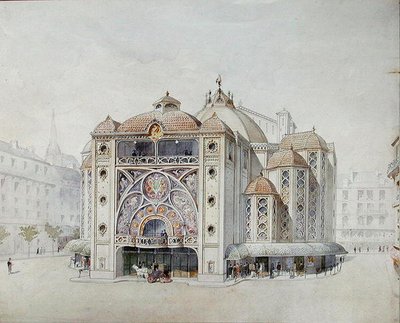 Diseño para un Teatro Ideal de Anatole de Baudot