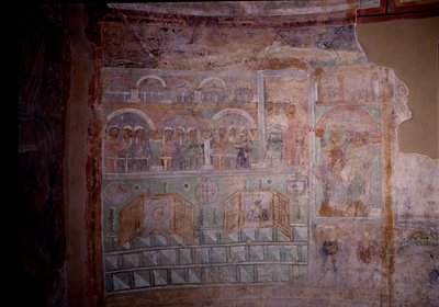 En el hipódromo, siglo XI de Ancient Russian frescos
