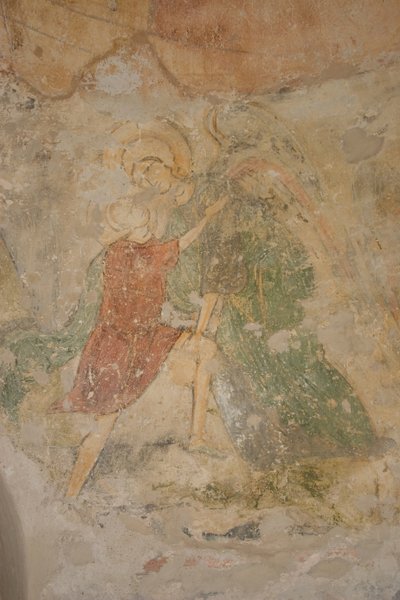 Jacob y el ángel, siglo XII de Ancient Russian frescos