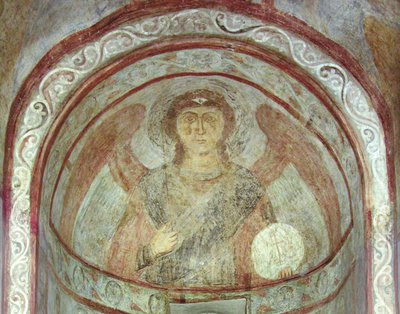 San Miguel Arcángel de Ancient Russian frescos