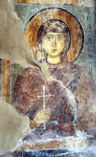 Santa Natalia de Ancient Russian frescos