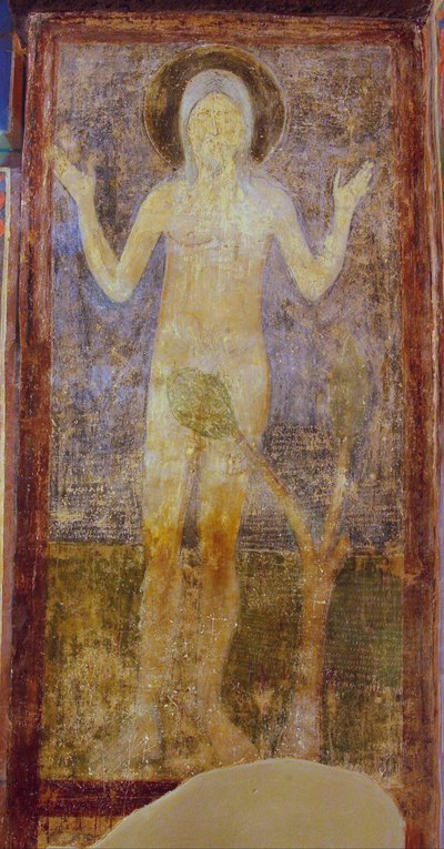 San Onofre de Ancient Russian frescos