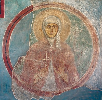 Santa Sofía de Ancient Russian frescos