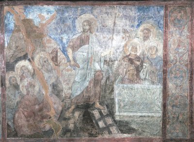 El descenso a los infiernos de Ancient Russian frescos