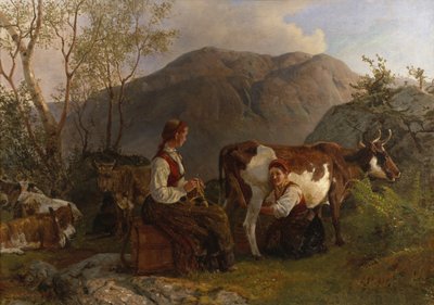 Lecheras con vacas de Anders Askevold