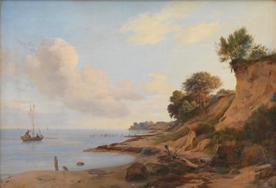 Paisaje costero cerca de Tårbæk de Anders Christian Lunde