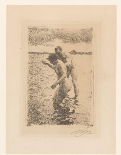 De loods
Piloto - Lotes de Anders Leonard Zorn (signed by artist)