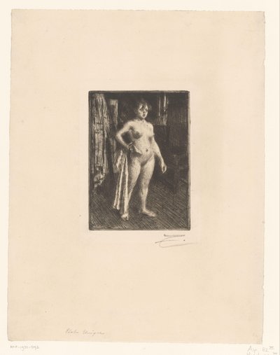 La Venus de la Vilette de Anders Leonard Zorn (signed by artist)