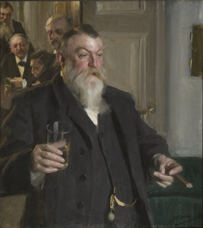 Un brindis en la Sociedad Idun de Anders Leonard Zorn