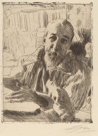 Anatole France, 1906 de Anders Leonard Zorn