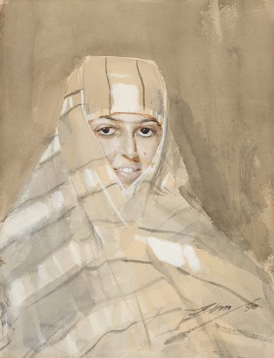 Chica Beduina, 1886 de Anders Leonard Zorn