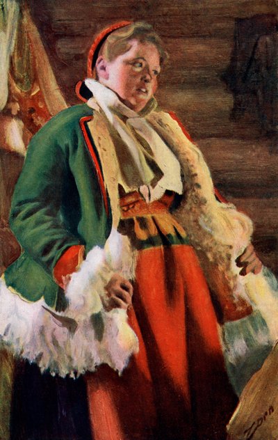 Braskkulla, una campesina de Moro, 1911-1912 de Anders Leonard Zorn