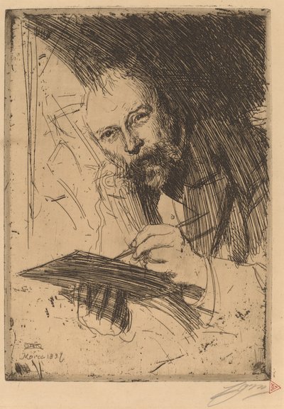 Carl Larsson, 1897 de Anders Leonard Zorn