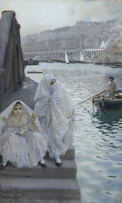 Desde el puerto de Argel de Anders Leonard Zorn