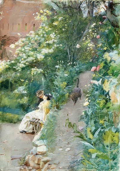 En el jardín de la Alhambra de Anders Leonard Zorn