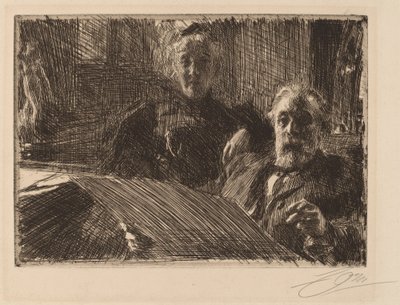 Sr. y Sra. Furstenburg, 1895 de Anders Leonard Zorn