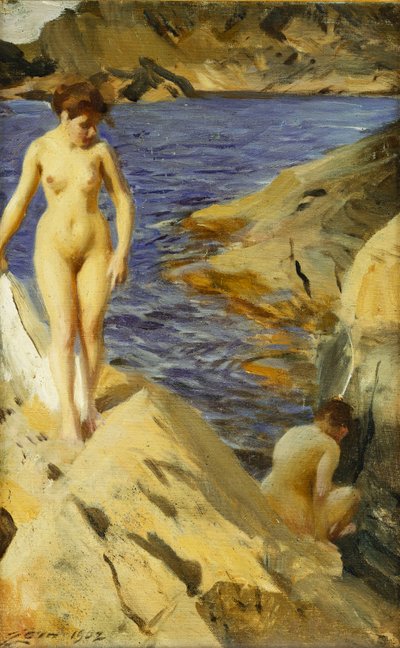 Desnudos; Nakt, 1902 de Anders Leonard Zorn