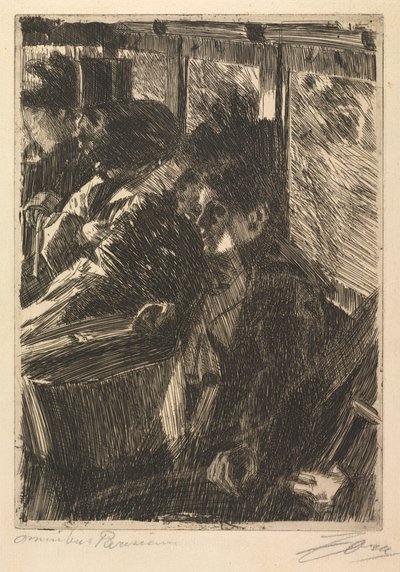 Ómnibus, 1892 de Anders Leonard Zorn