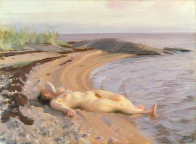 En la playa de Anders Leonard Zorn