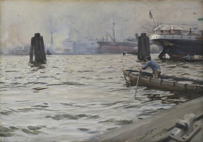 Puerto de Hamburgo de Anders Leonard Zorn