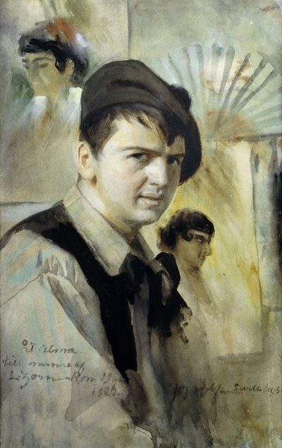 Retrato del artista, 1881 de Anders Leonard Zorn