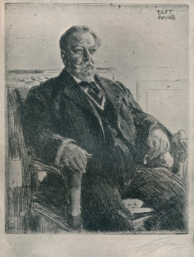 Presidente Taft, 1911 de Anders Leonard Zorn