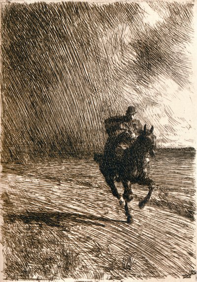 La tormenta, 1891 de Anders Leonard Zorn