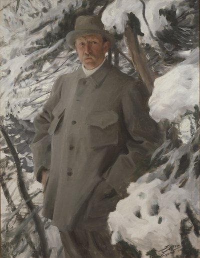 El Pintor Bruno Liljefors, 1906 de Anders Leonard Zorn