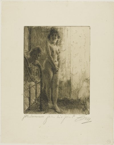 Un rincón oscuro de Anders Leonard Zorn
