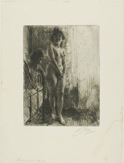 Un rincón oscuro de Anders Leonard Zorn