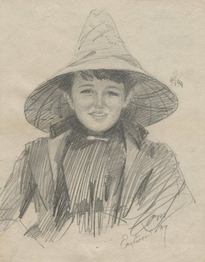 Ada Lymon (Mujer con un gran sombrero) de Anders Leonard Zorn