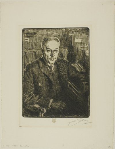 Alfred Beurdeley de Anders Leonard Zorn