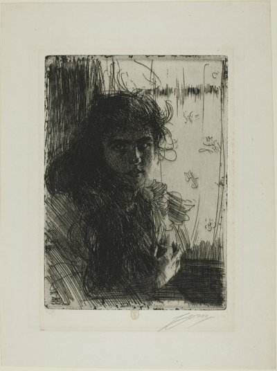 Una chica irlandesa o Annie de Anders Leonard Zorn