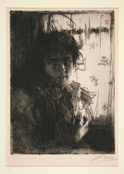 Una chica irlandesa o Annie de Anders Leonard Zorn