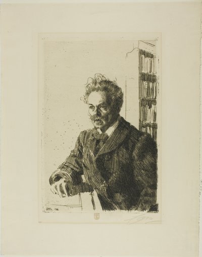 August Strindberg de Anders Leonard Zorn