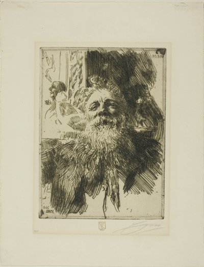 Auguste Rodin de Anders Leonard Zorn