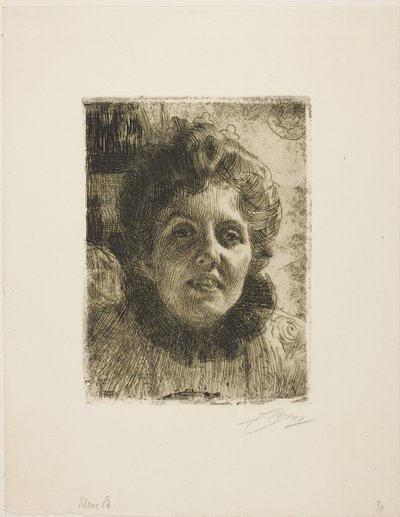 Aurore (Sra. Aurore Klintberg, de soltera Oxenstierna, Jefa) de Anders Zorn