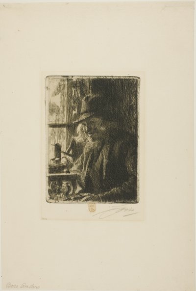 Bosl Anders, Relojero en Mora de Anders Leonard Zorn