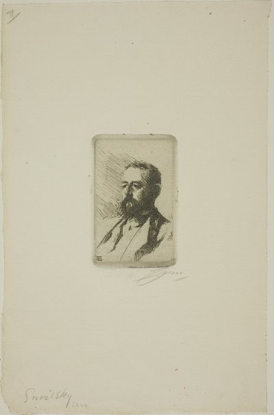 Carl Snoilsky de Anders Leonard Zorn
