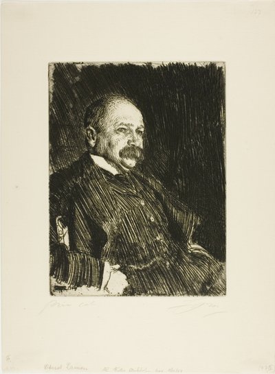 Coronel Lamont III (Busto) de Anders Leonard Zorn