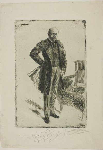 Coronel Lamont I (cuerpo entero) de Anders Leonard Zorn