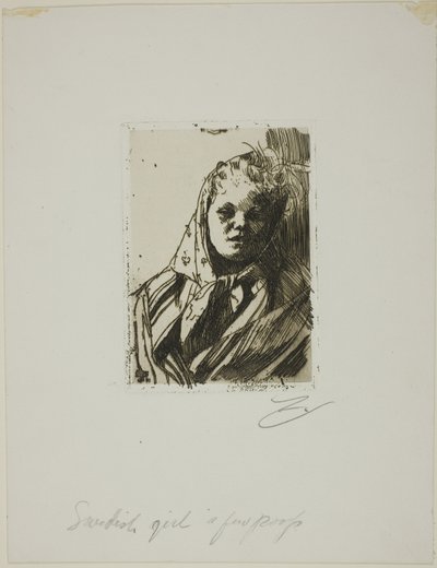 Campesina de Dalecarlia de Anders Leonard Zorn