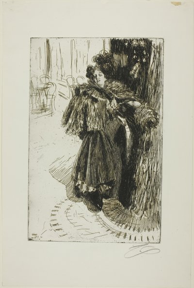 Efecto de noche III de Anders Leonard Zorn