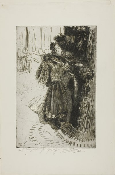 Efecto de noche III de Anders Leonard Zorn
