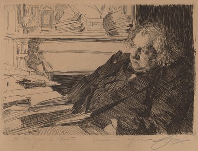 Ernest Renan de Anders Leonard Zorn